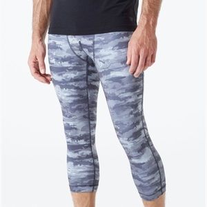 NWT MENS MPG GREY CAMO PERFORMANCE TIGHTS NVR WRN